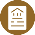 Document with building icon